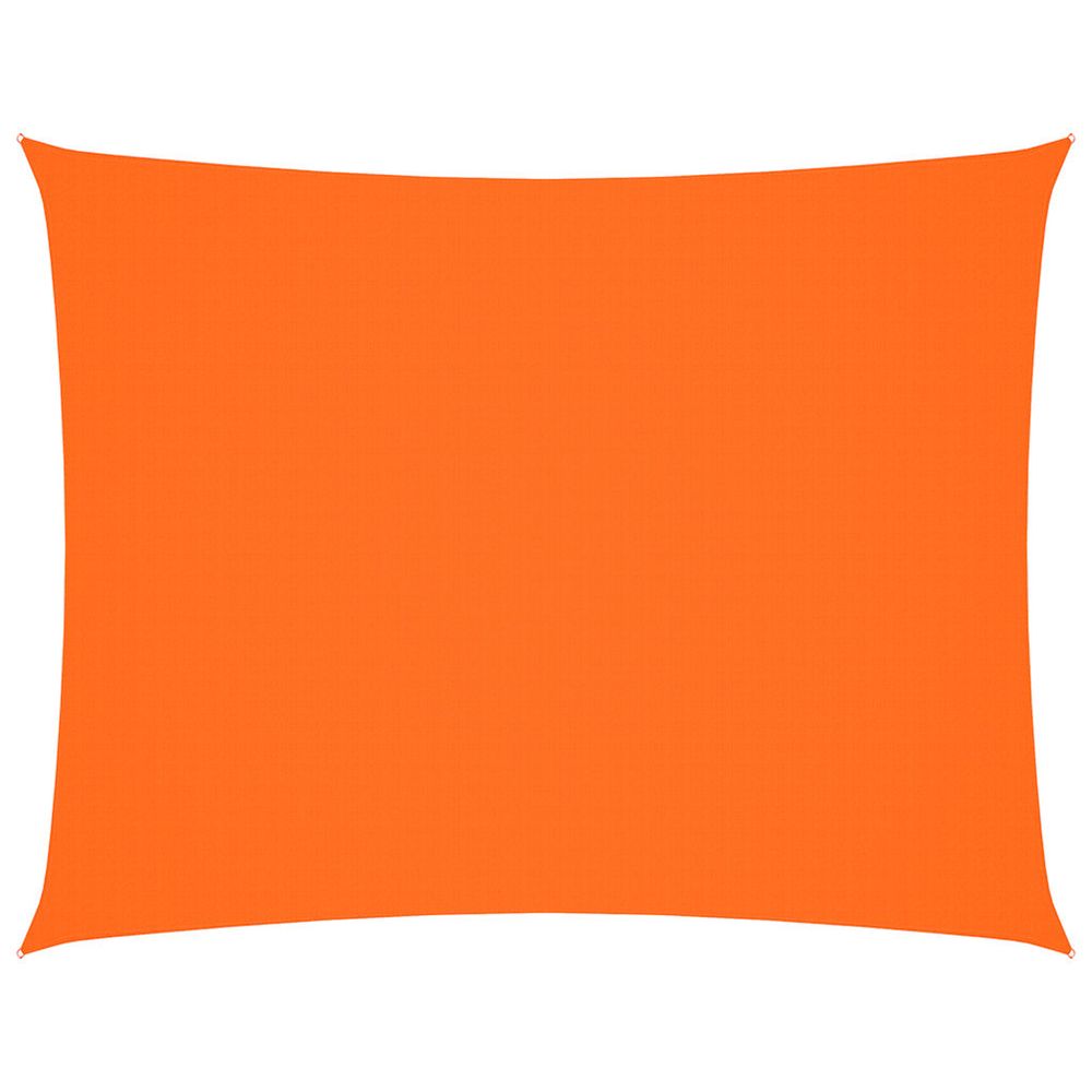 Voile de parasol tissu oxford rectangulaire 4x6 m orange