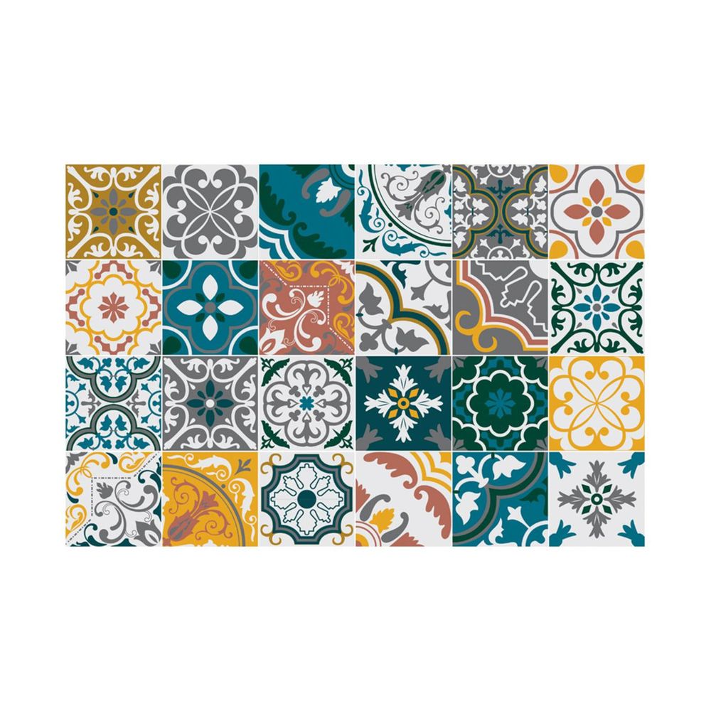 Tapis décoratif en vinyle 50 x 75 cm