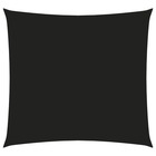 Voile toile d'ombrage parasol tissu oxford carré 7 x 7 m noir