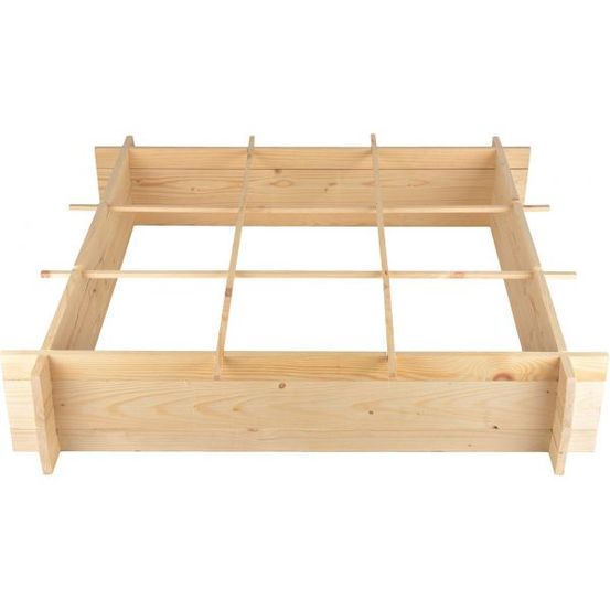 Carré potager en bois