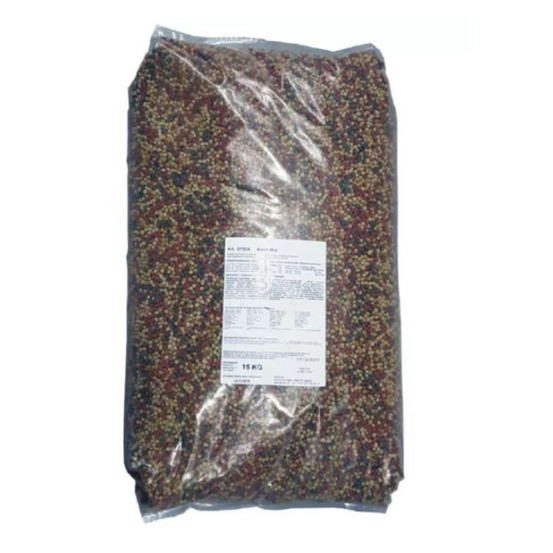 Nourriture poisson mix 6mm 15kg, koi, poisson rouge, ide, shubinkin