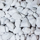 Galet marbre blanc carrare 60-100 mm - sac 20 kg (0,16m²)