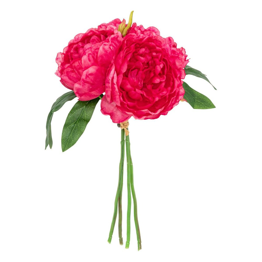 Bouquet de 4 pivoines artificielles bely rose h31cm