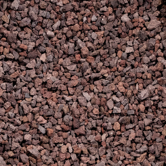 Paillage pouzzolane rouge 8-16 mm - pack de 20m² (2 big bag de 400kg = 800kg)