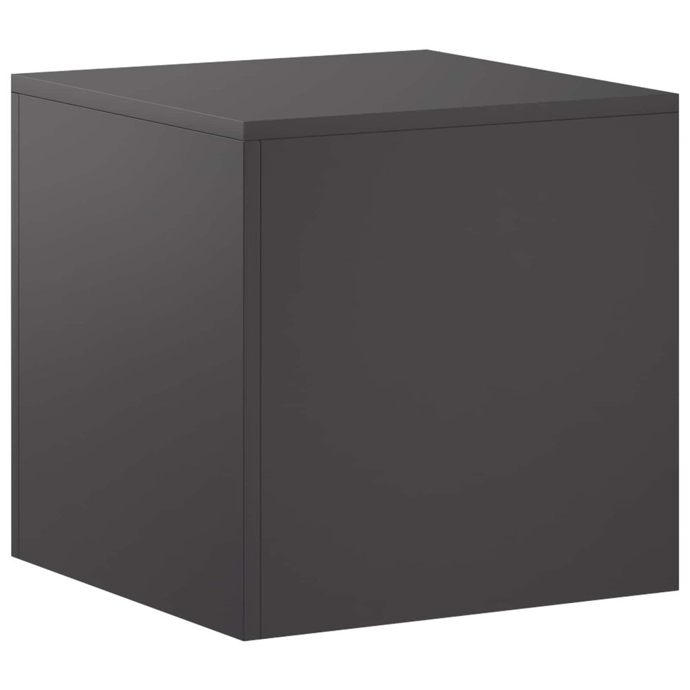 Support de plante noir 40 x 40 x 40 cm acier