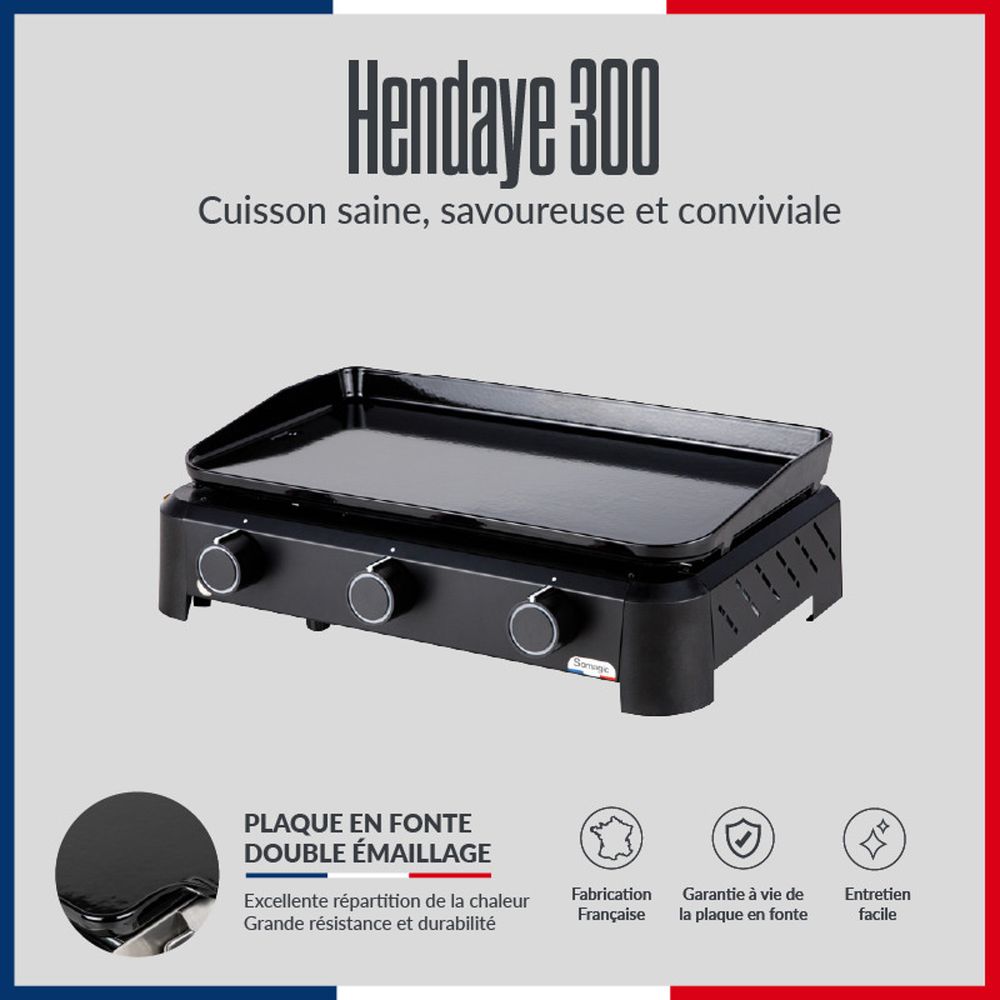 Plancha au gaz hendaye 300