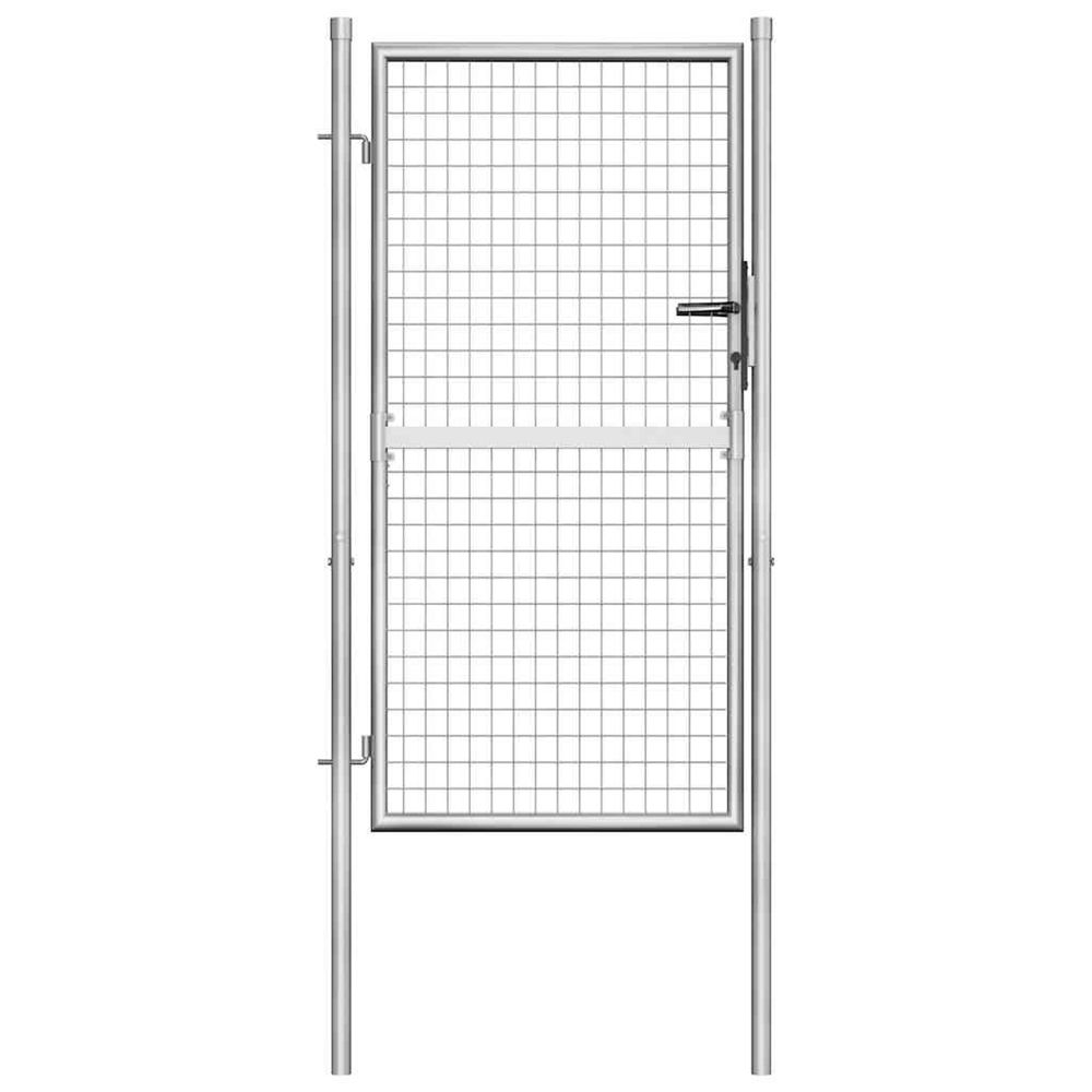 PORTE DE JARDIN ACIER GALVAN 4-(864206)
