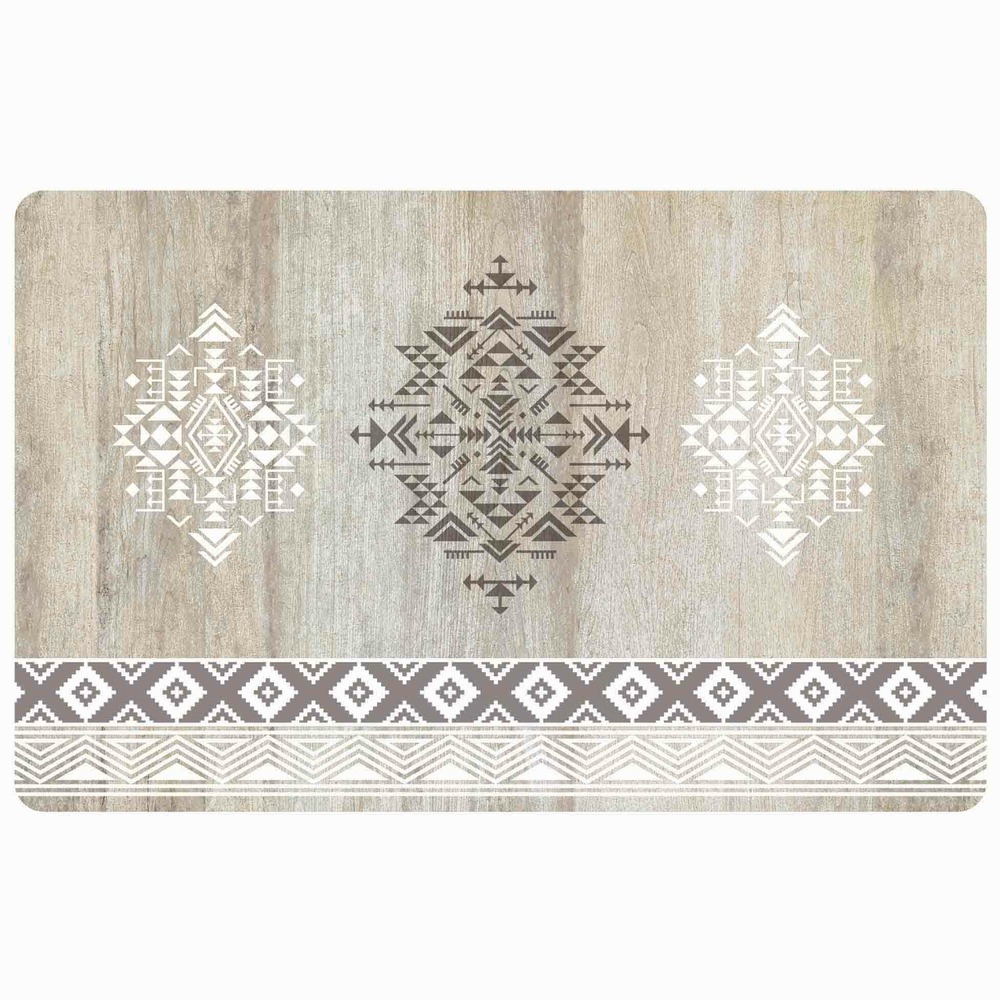 Set de table opaque ethnic wood