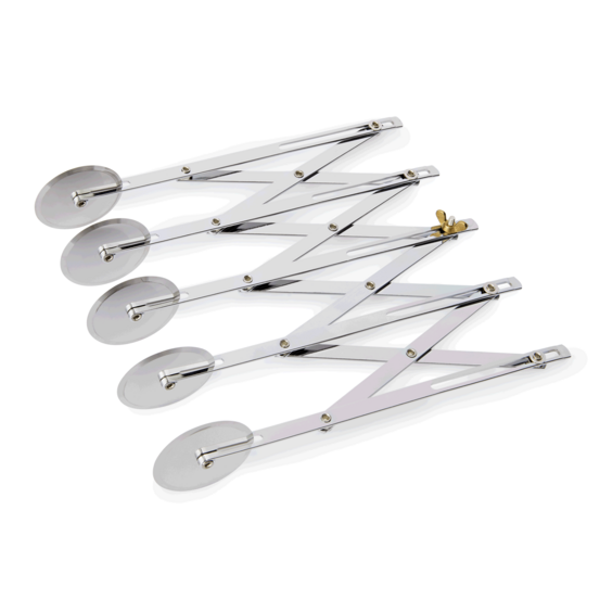 Pince à pâtes en acier inoxydable h 240 mm ø 50 mm 1 - was germany