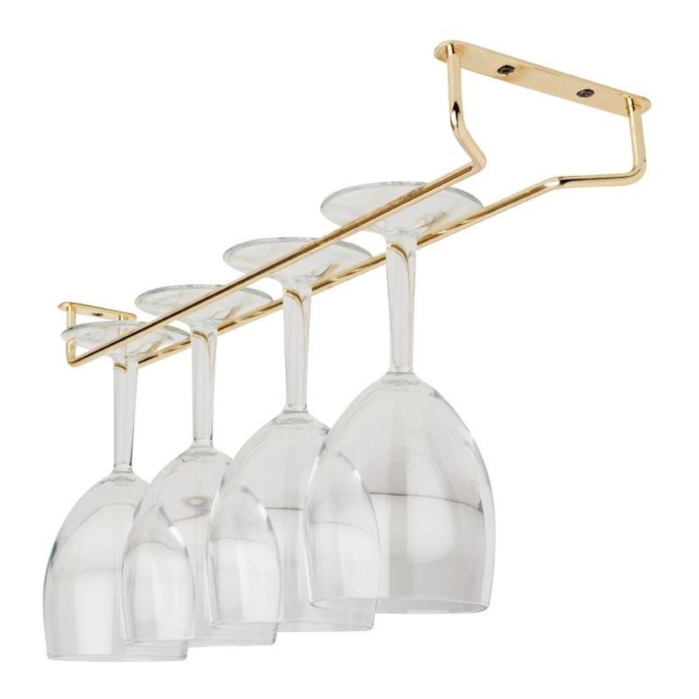 Support professionnel pour verres à pied en acier 410 mm