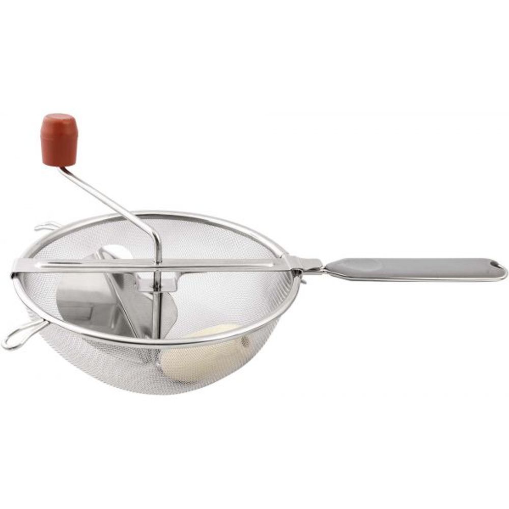 Presse coulis en acier inoxydable 20 cm
