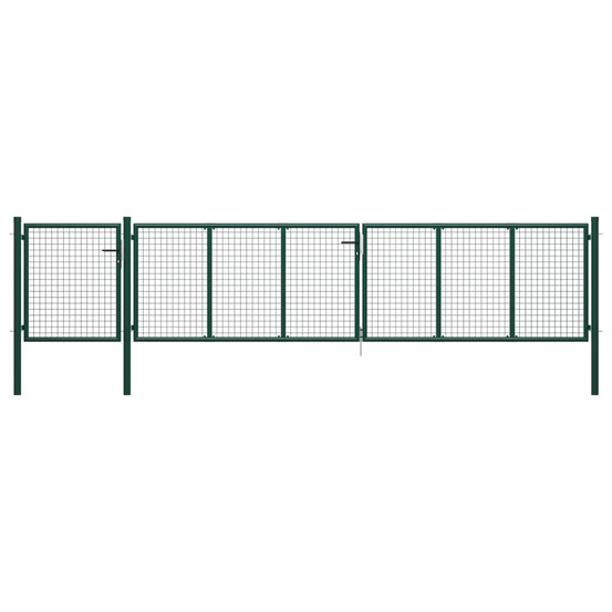 PORTAIL DE JARDIN ACIER 500 3-(864137)