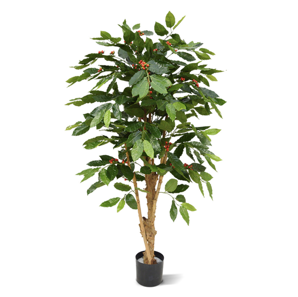 Caféier arabica plante artificielle deluxe 150 cm n