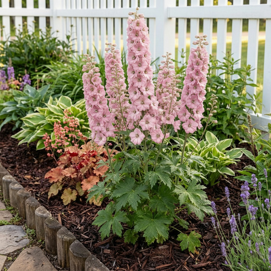 Lot de 3 - delphinium magic fountains - h. 10-20 cm