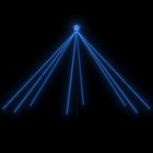 Lumières d'arbre de noël int/extérieur 800 led bleues 5 m