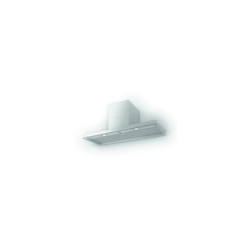 620 m3 - cde mécanique rotative - filtre métal - eclairage led - boxin - l 120 cm - encastrée - inox - elica