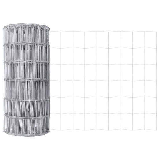 Clôture euro argent 0.4 x 10 m