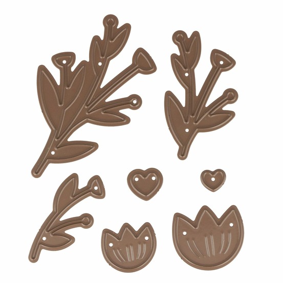 Matrice de découpe fleurs