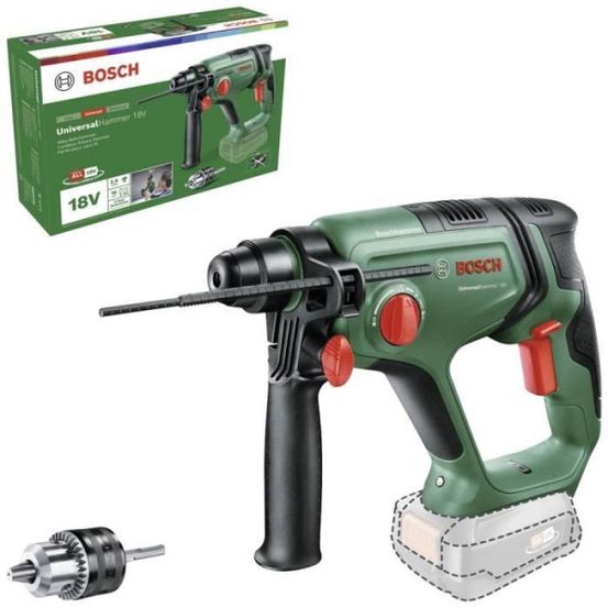 Perforateur universalhammer 18v (seul) + sre adapterbohrfutter