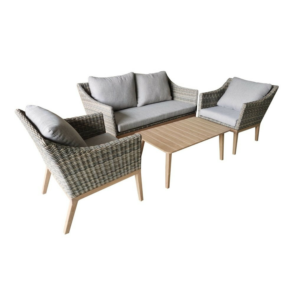 Salon de détente vigo ii - naturel (set complet)