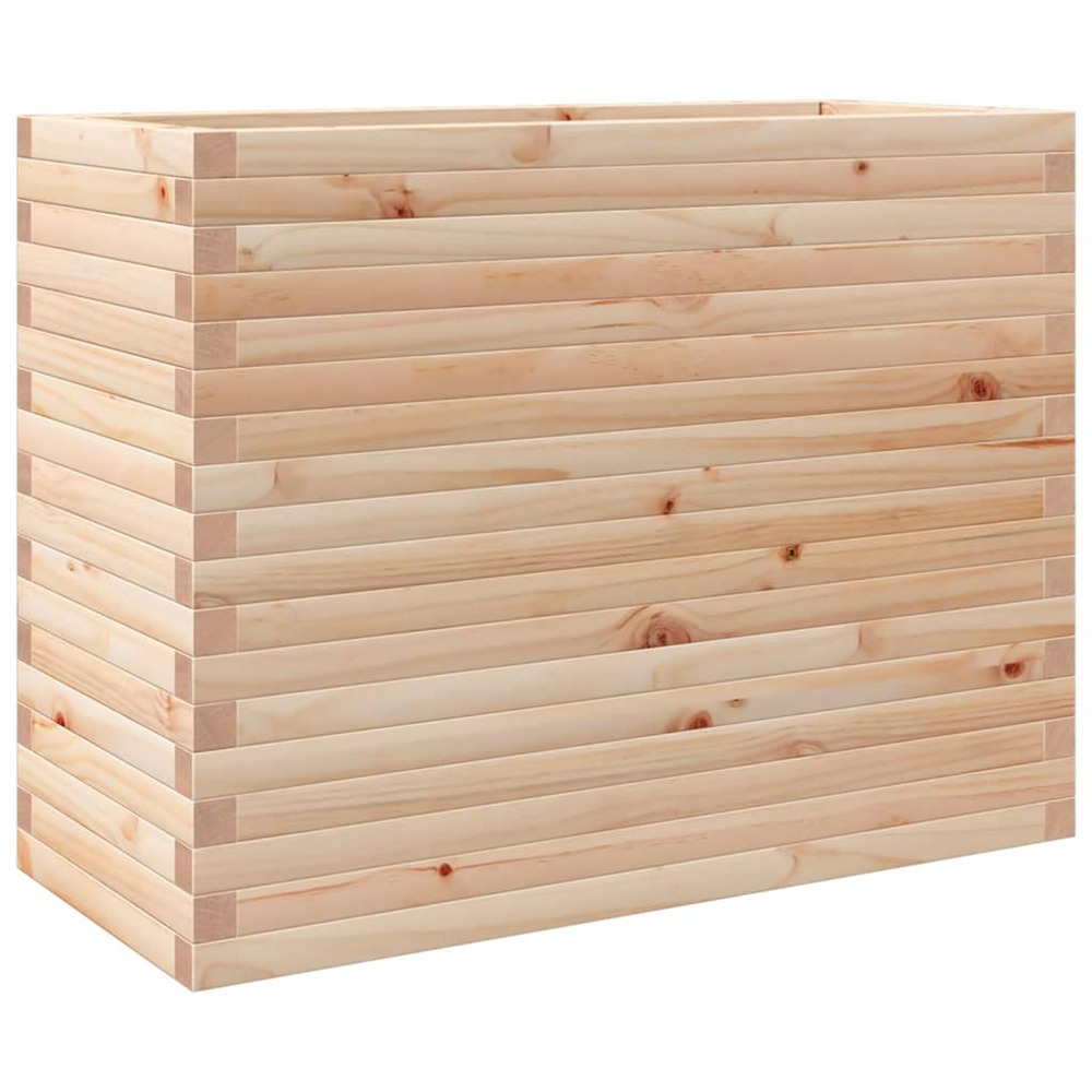 Jardinière d'extérieur 90x40x68,5 cm bois de pin massif