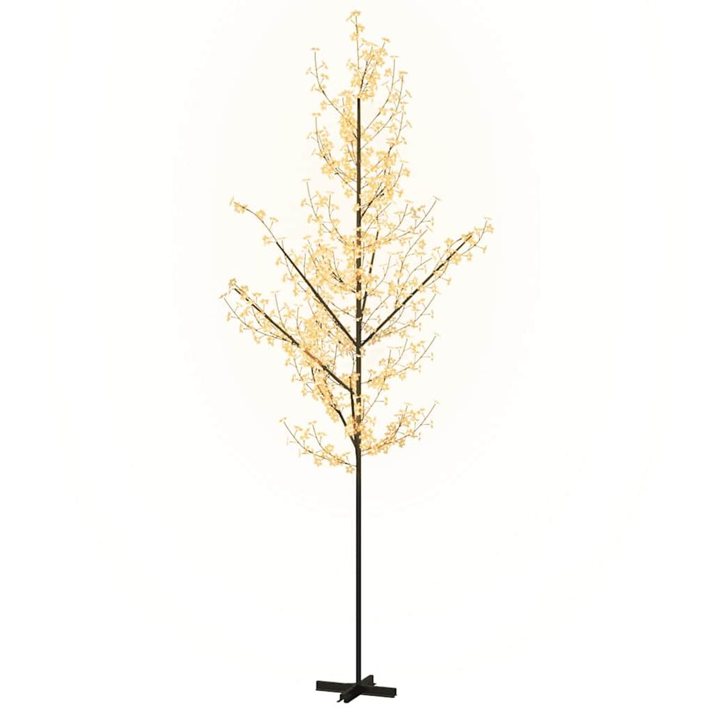 Arbre à led fleur de cerisier 672 led blanc chaud 400 cm