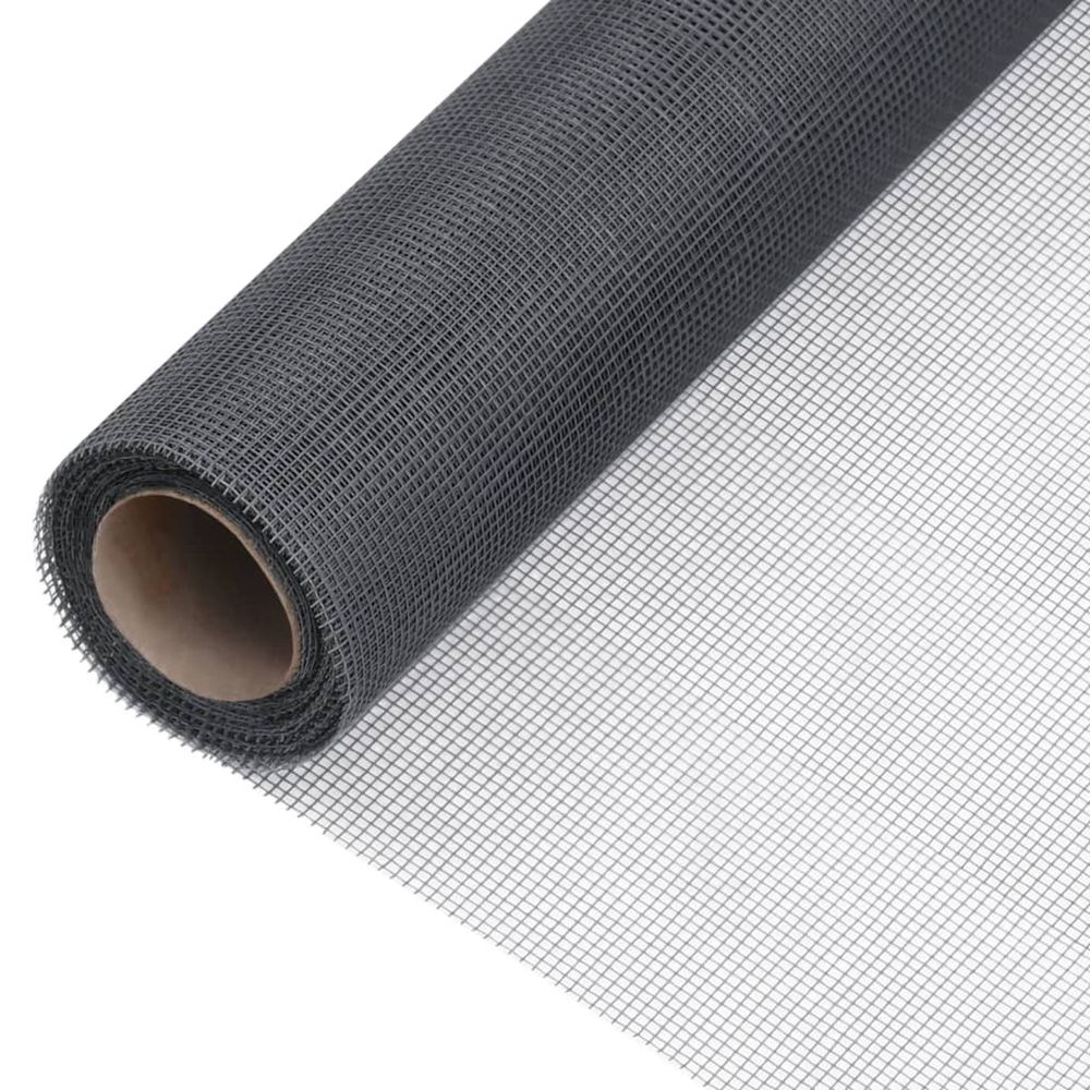 Écran en treillis fibre de verre 100x500 cm gris