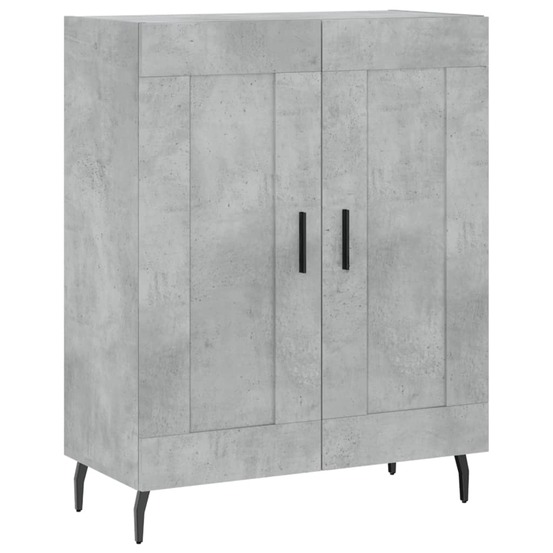 Buffet bahut commode armoire meuble de rangement organisateur cuisine salle de séjour salon 69,5 x 34 x 90 cm bois d'ingénier