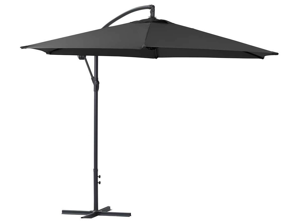 Parasol déporté ilios - noir