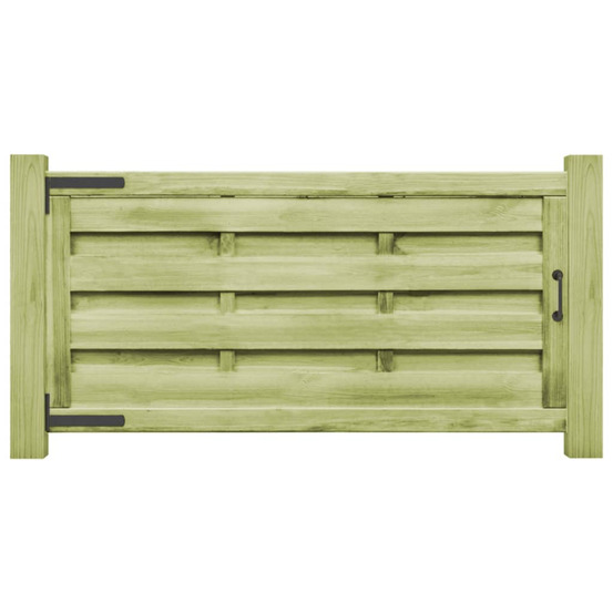 Portillons 2 pcs bois de pin imprégné 150x75 cm vert