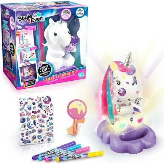 Lampe licorne a décorer cosmique edition collector