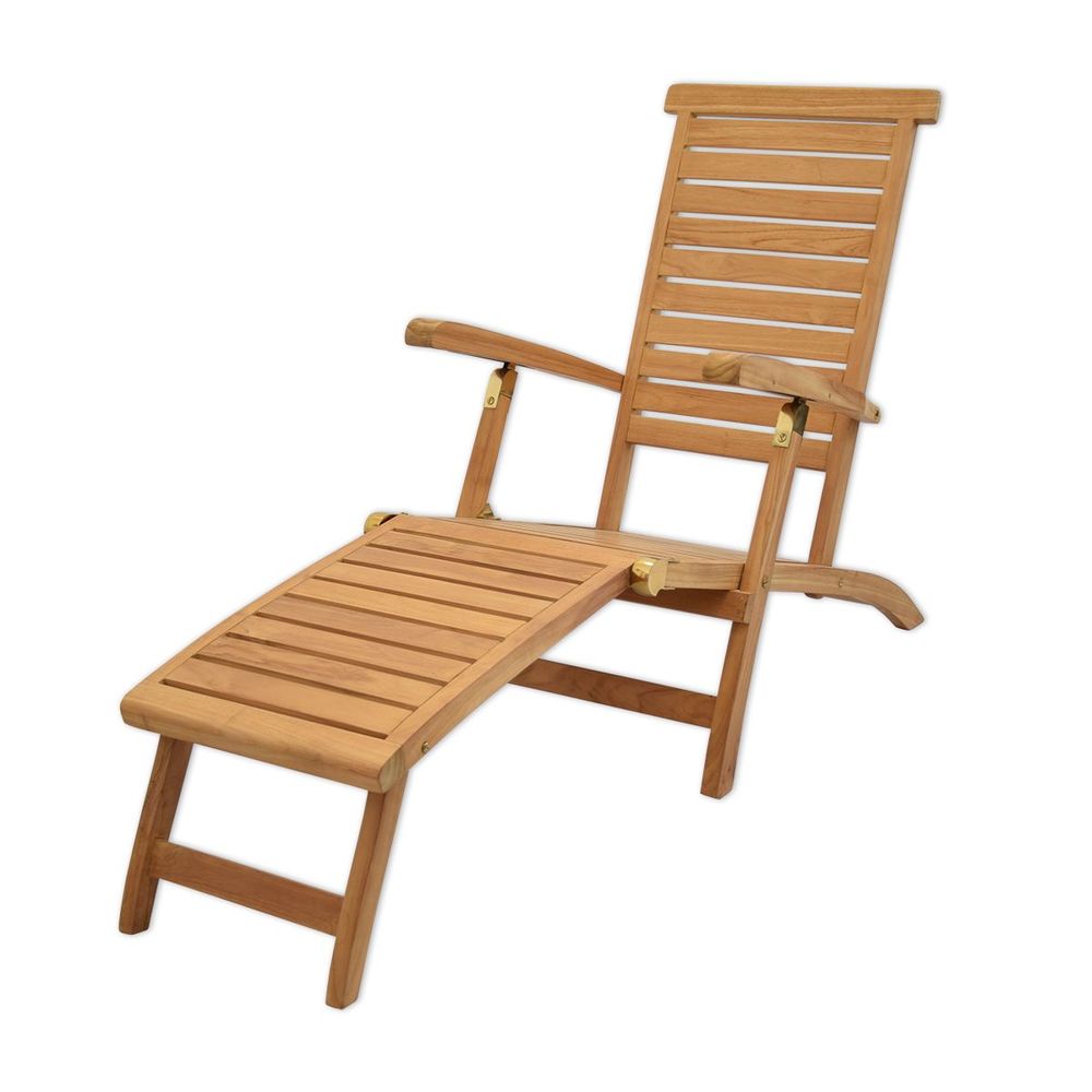 CHAISE LONGUE EN TECK NEW 1-(1028540)