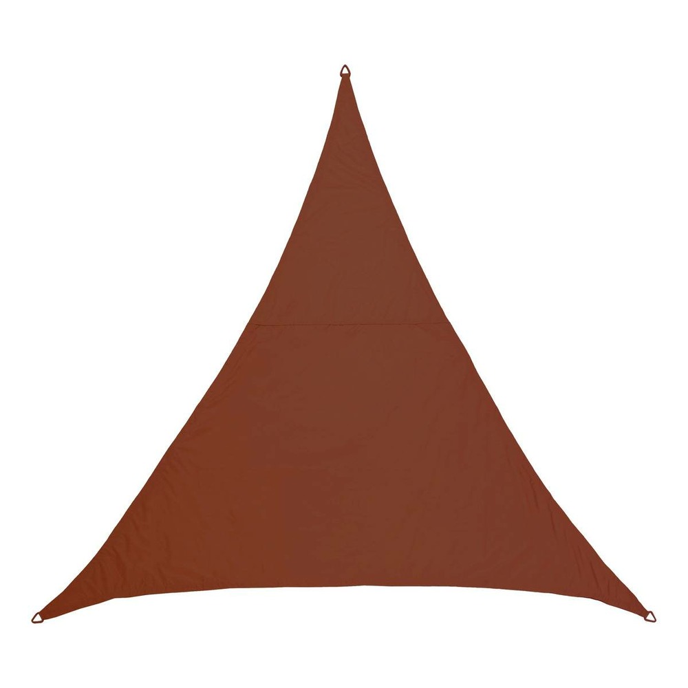 Voile d'ombrage elyora 3x3x3m acajou