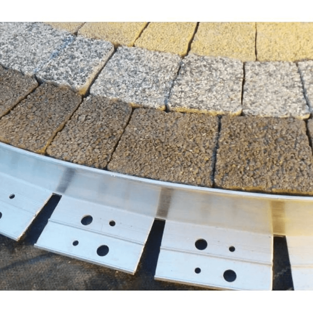 Bordure de jardin en aluminium ultra solide 64mm x 100cm | bordure jardin | bordure jardin metal