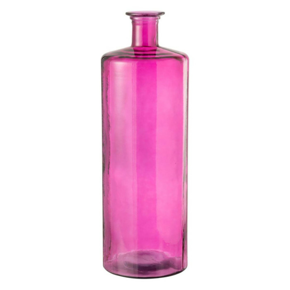 Vase bouteille en verre 