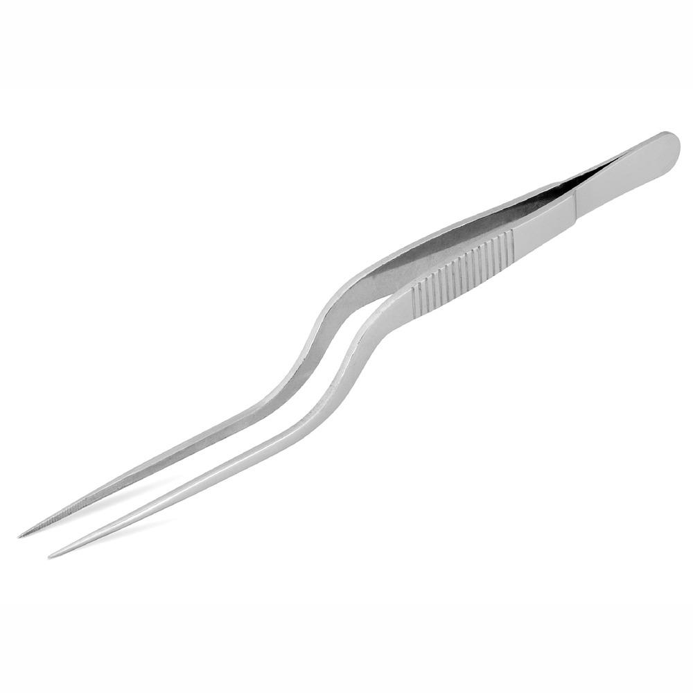 Pince à sushi courbée en inox l 16 cm - pujadas