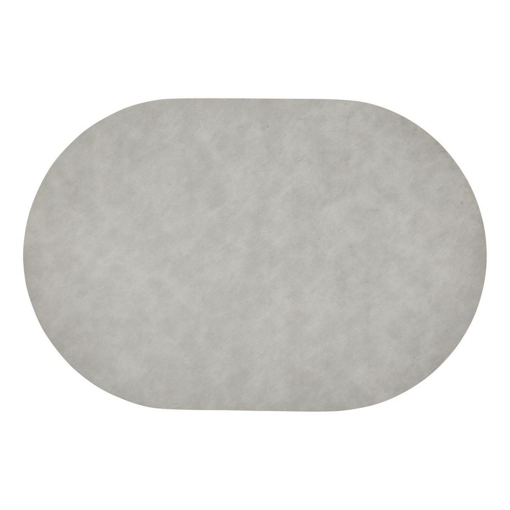 Set de table oval kim 49x33cm gris