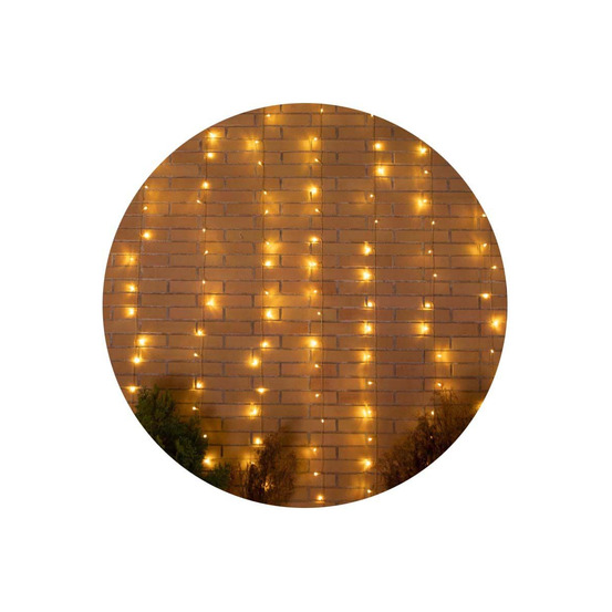 GUIRLANDE RIDEAU LUMINEUS 1-(1023127)