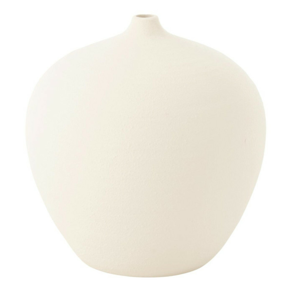 Vase bouteille en argile cassia 35cm blanc
