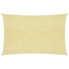 Voile d'ombrage 160 g/m² 4 x 5 m pehd beige