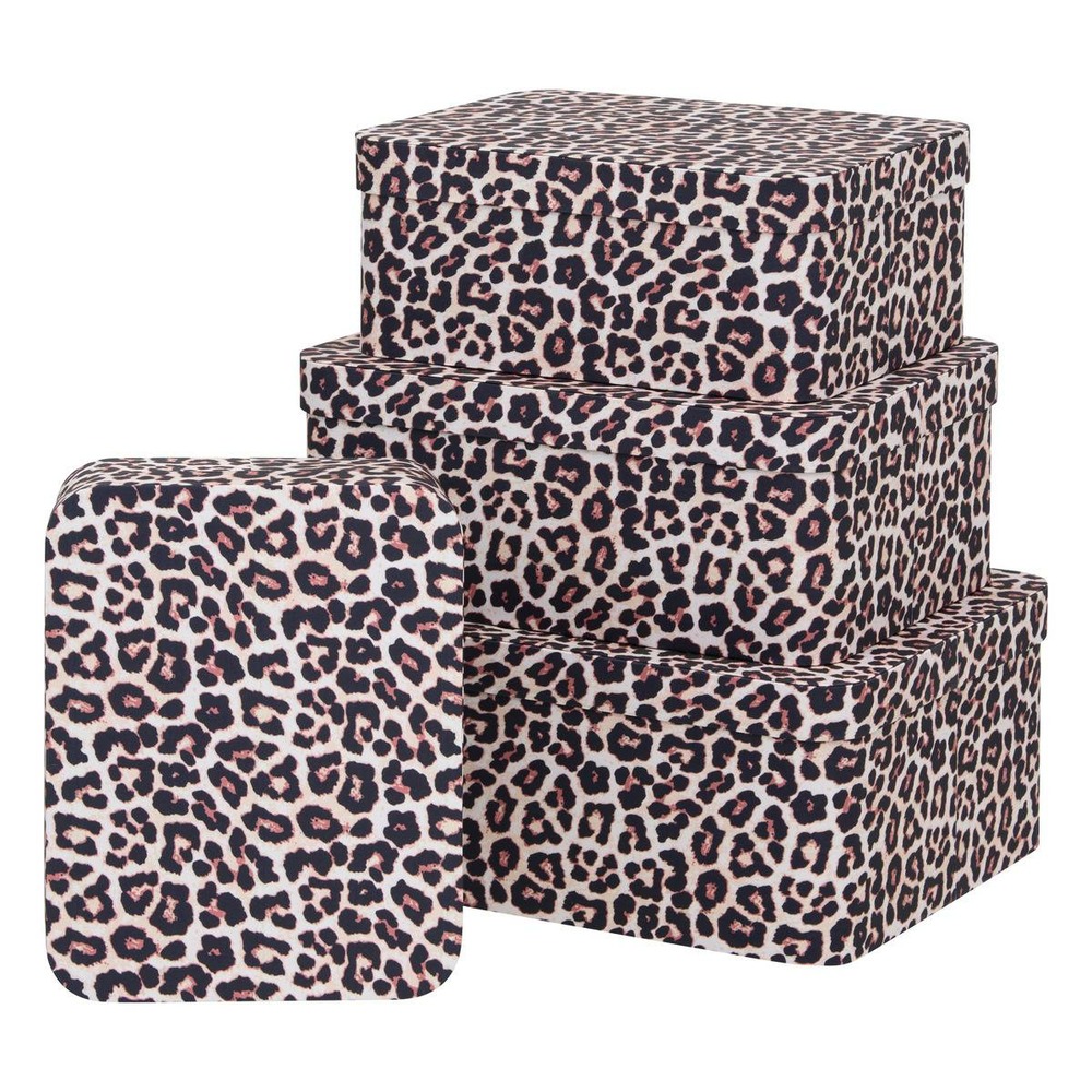 5five - lot de 4 boîtes polybox