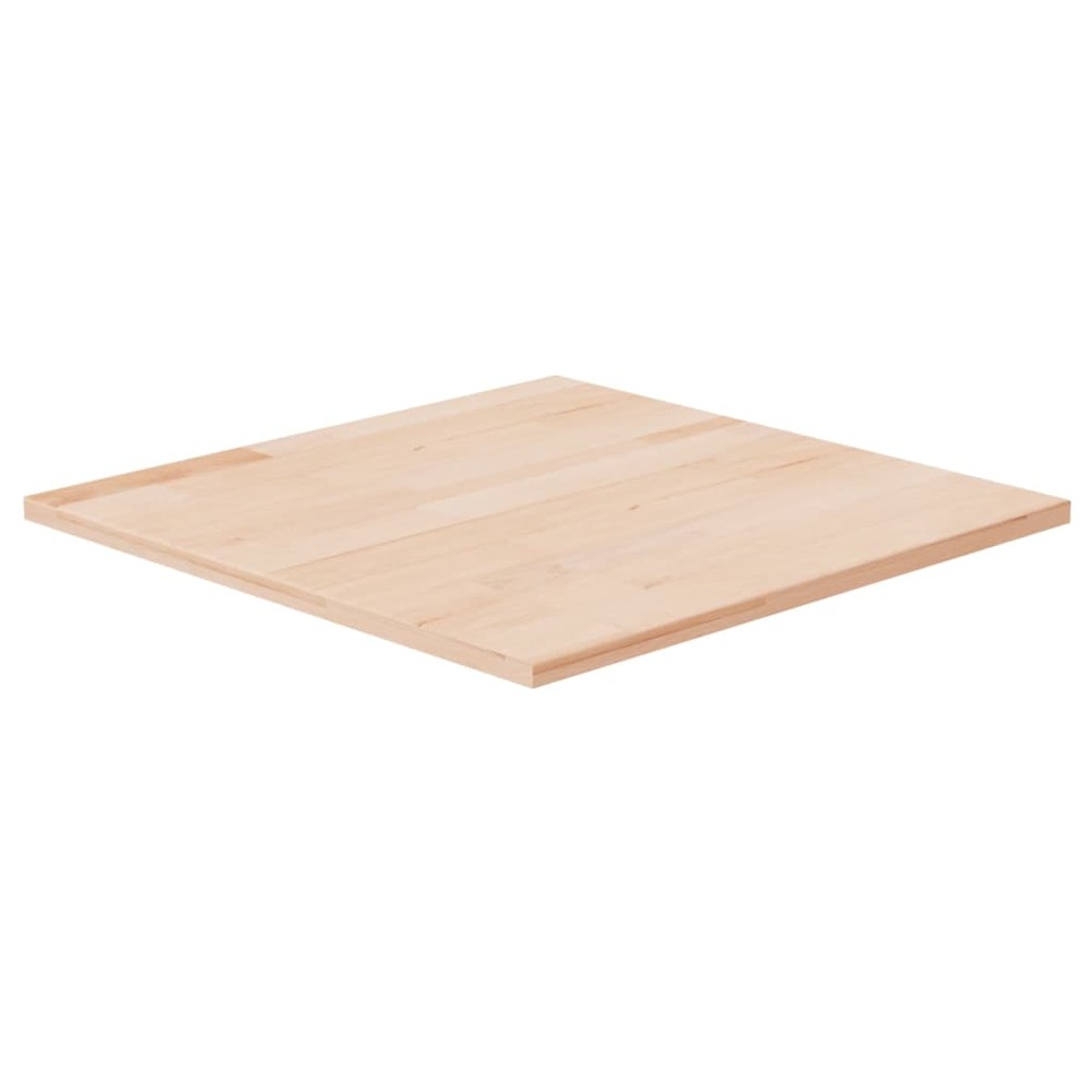 Dessus de table carré 50x50x1,5 cm bois chêne massif non traité