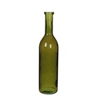 Mica decorations - vase bouteille en verre recyclé vert foncé h75
