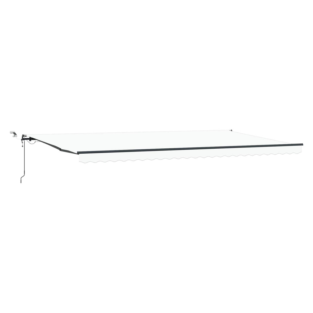 Tissu de auvent blanc 600 × 350 cm polyester