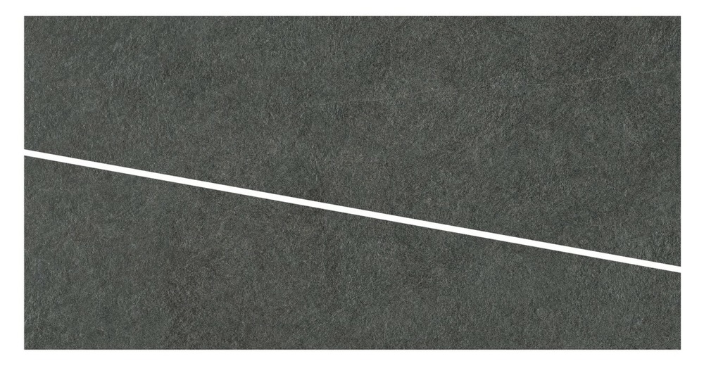 Carrelage effet pierre quartzite gris carbone cut dalle b 120x60x2 cm venturo - sol extérieur (vendu par carton de 0,72 m²) - ro'ma