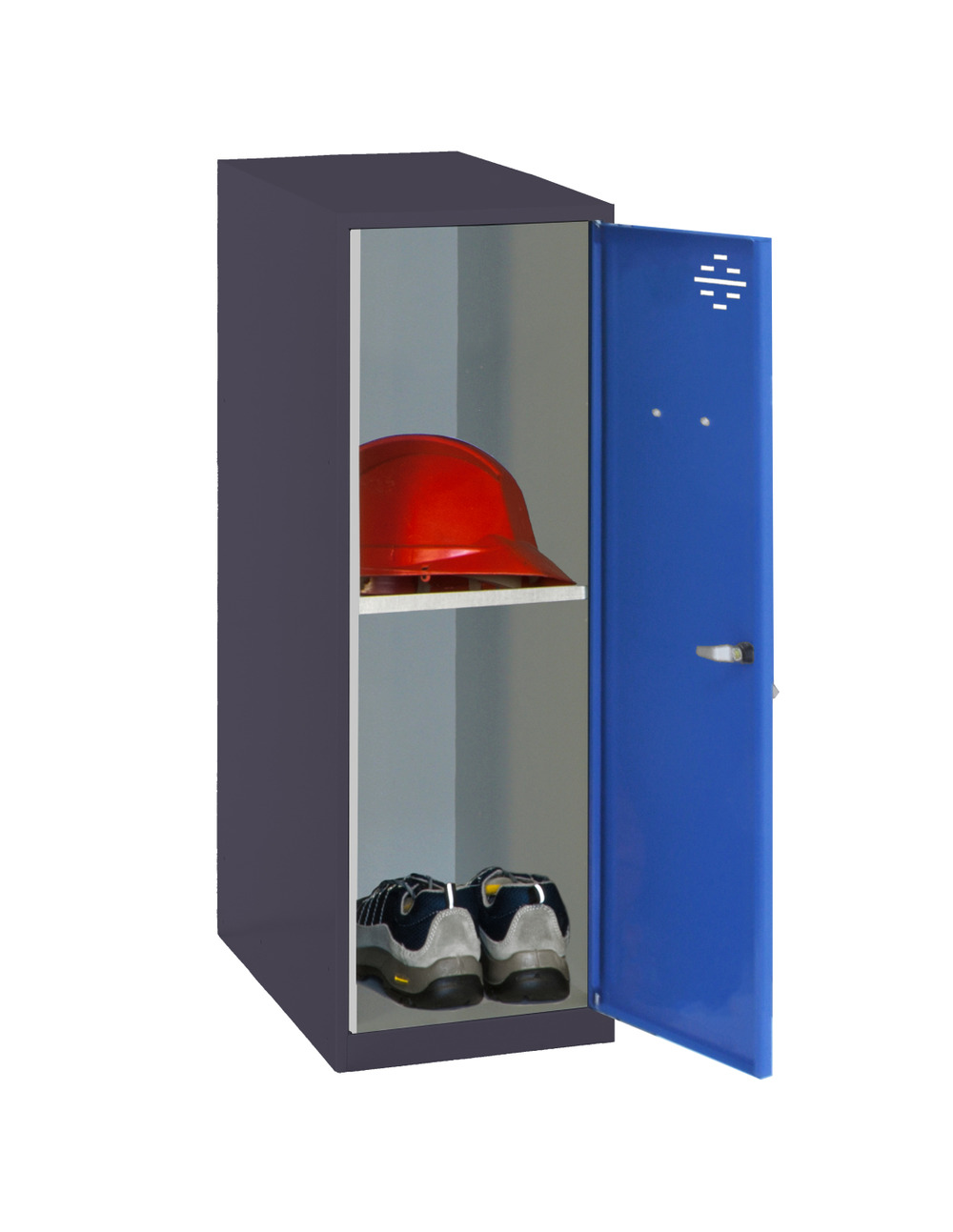 Casier-armoire simonlocker dism. Mini + ban. 915x300x500 mm an/bl antracite/bleu 915x300x500 - simonrack