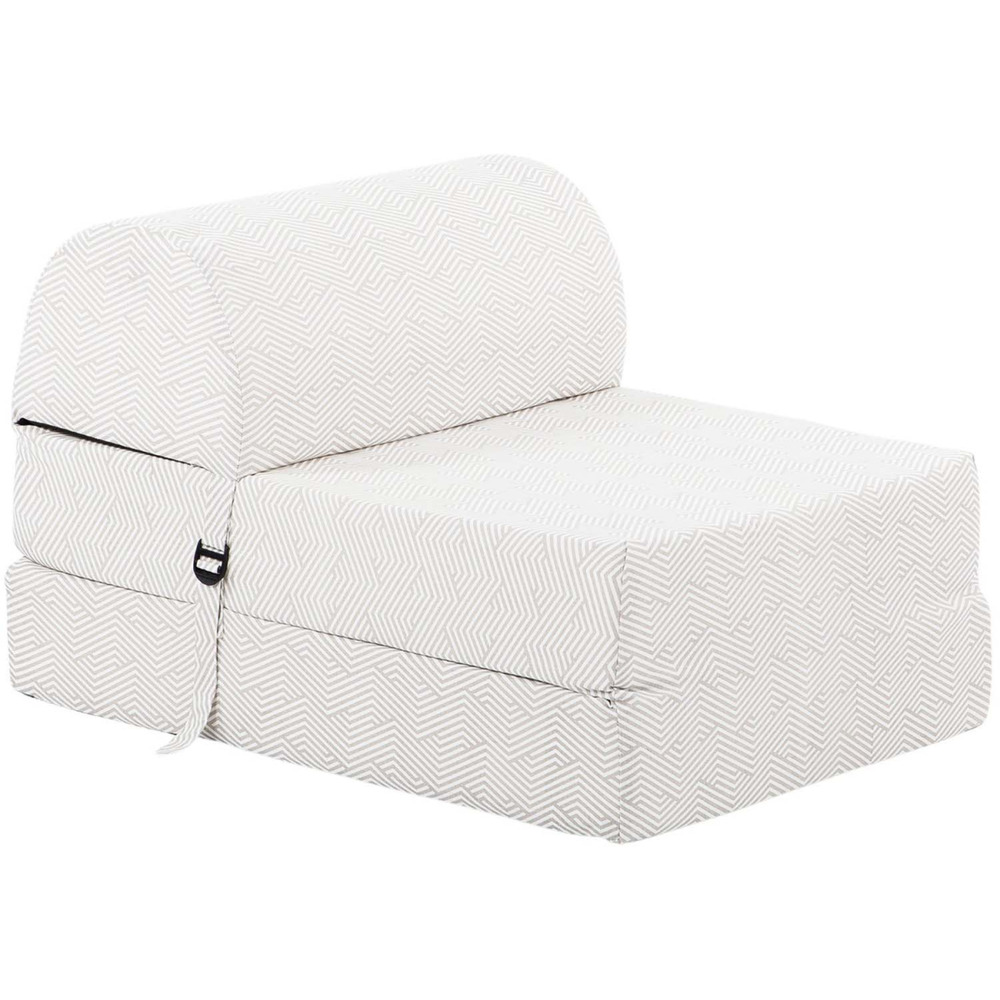 Chauffeuse en coton chevron