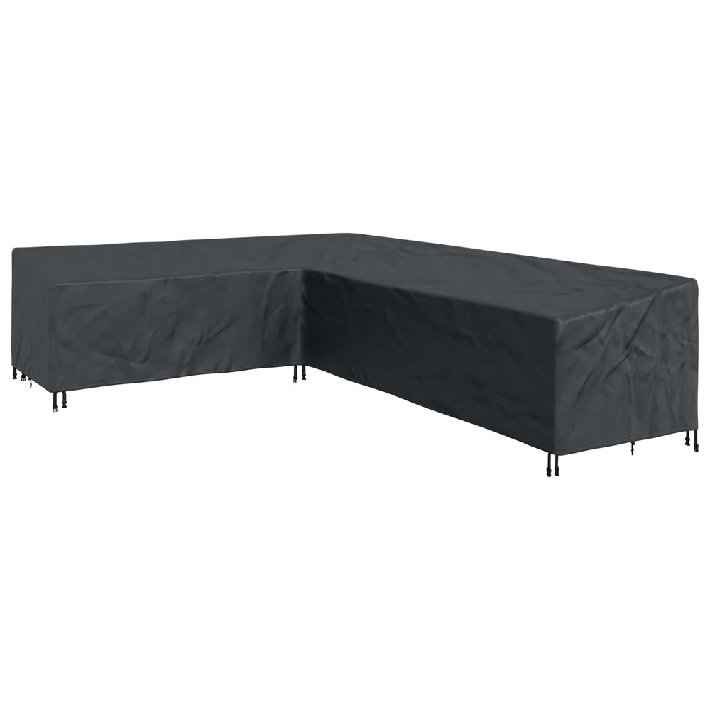 Housse pour meubles noir 355 x 275 x 80 cm tissu oxford 210d