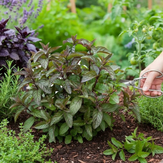 Menthe chocolat - sans traitement godet - 5/20 cm