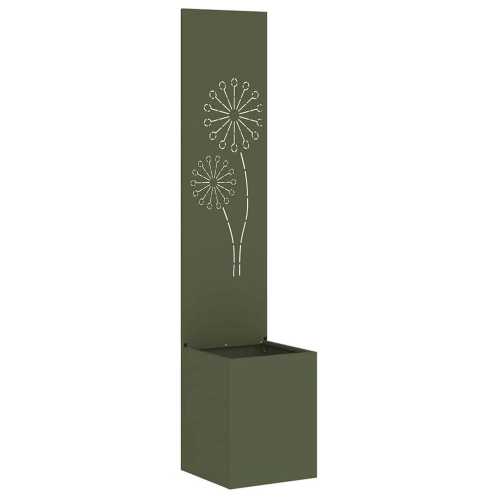Écran de confidentialité de jardin vert olive 32 x 32 x 150 cm